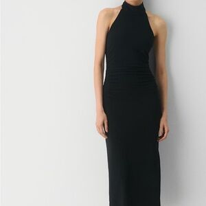 Aritzia Black Strapless Dress